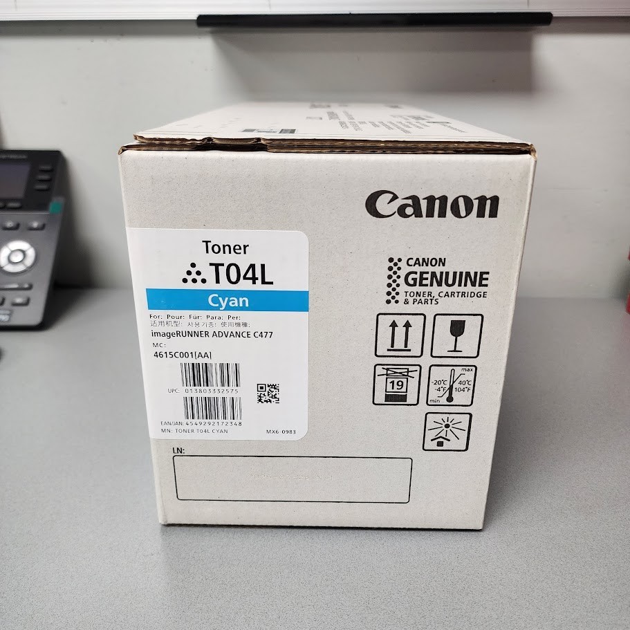 Canon T04L Toner Cartridge – CYAN – NEW
