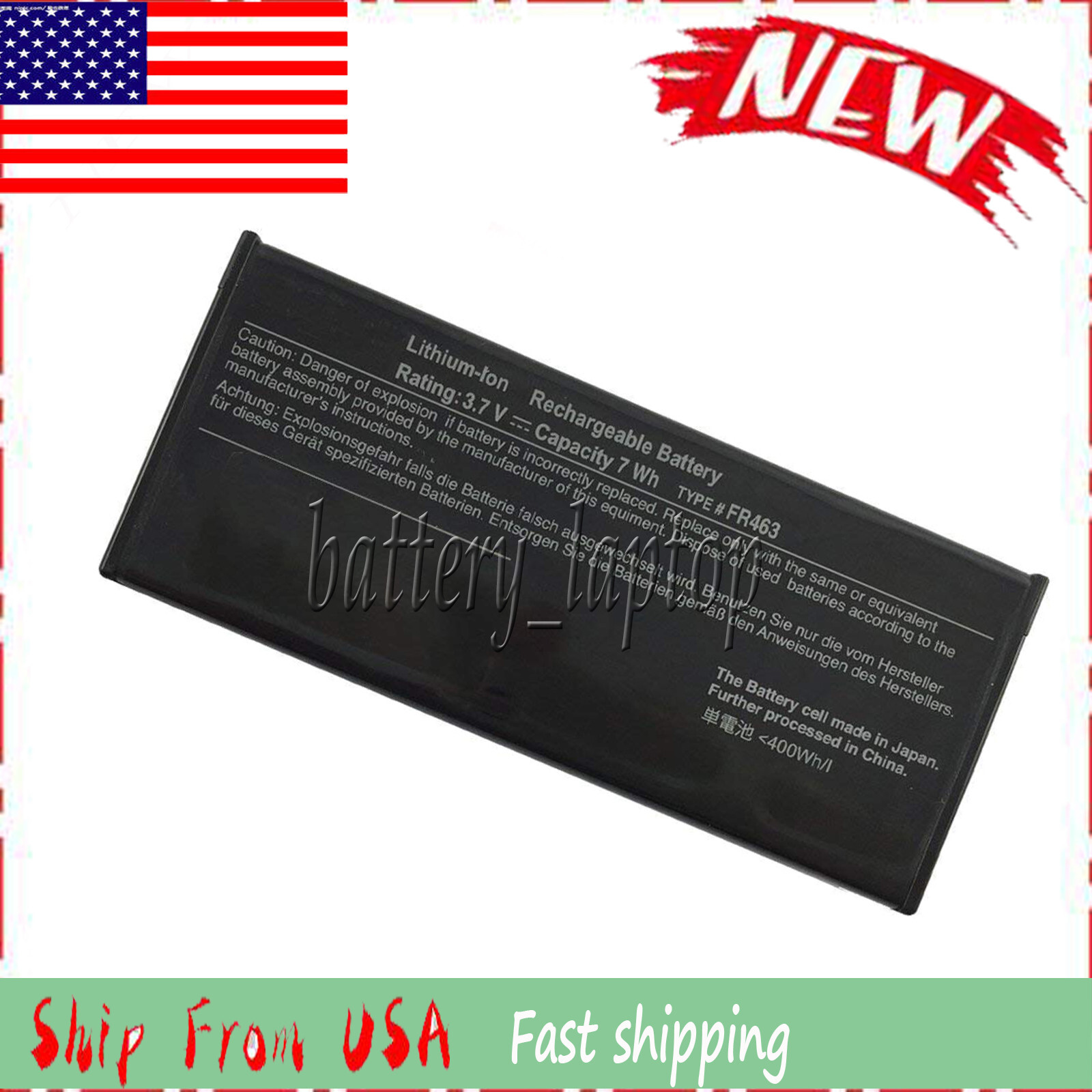 Battery FR463 For PERC H700 Integrated RAID Controller 312-0448 NU209 | US