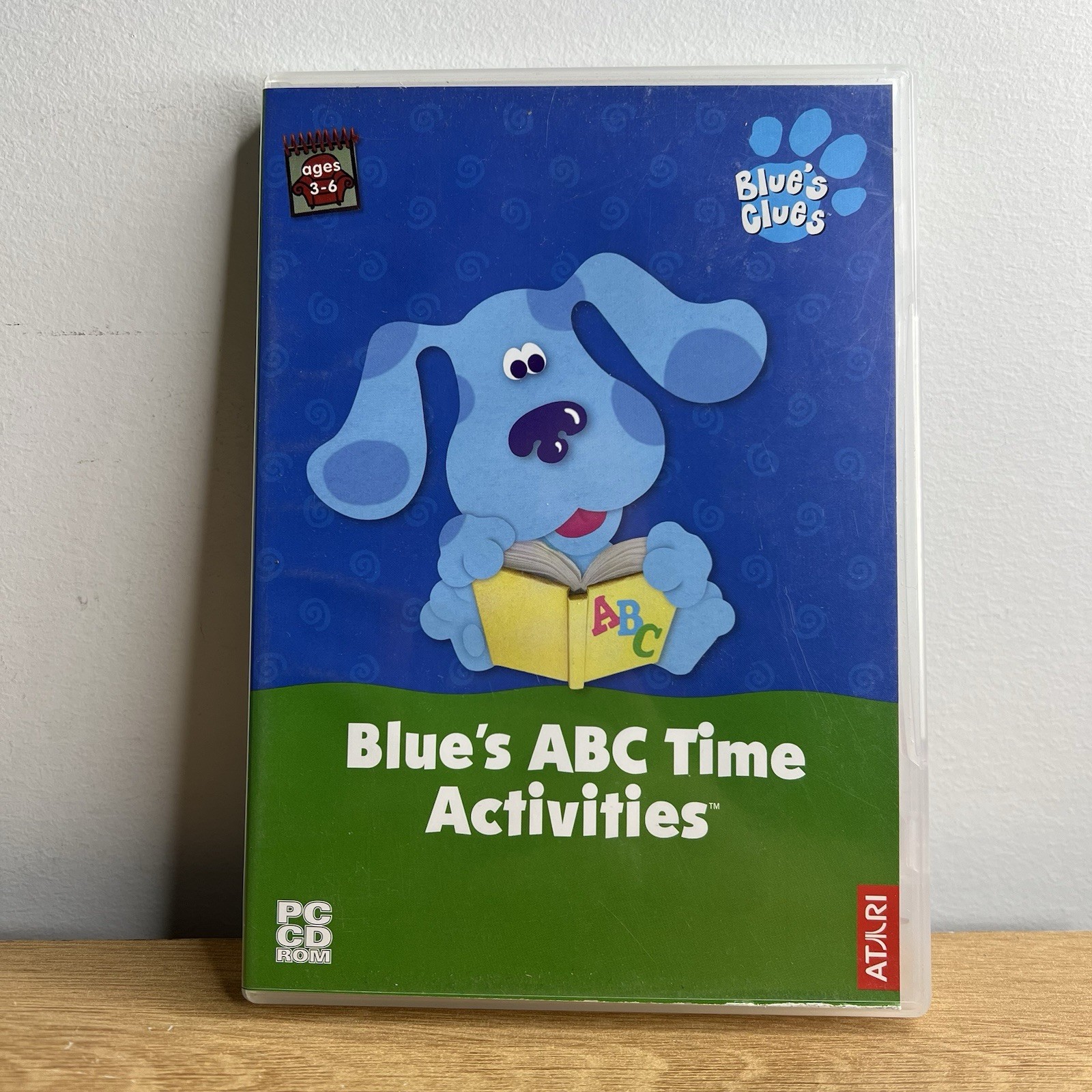 Blue's Clues PC Game ABC Time Activities Mac/Win CD-Rom ATARI Nick Jr.
