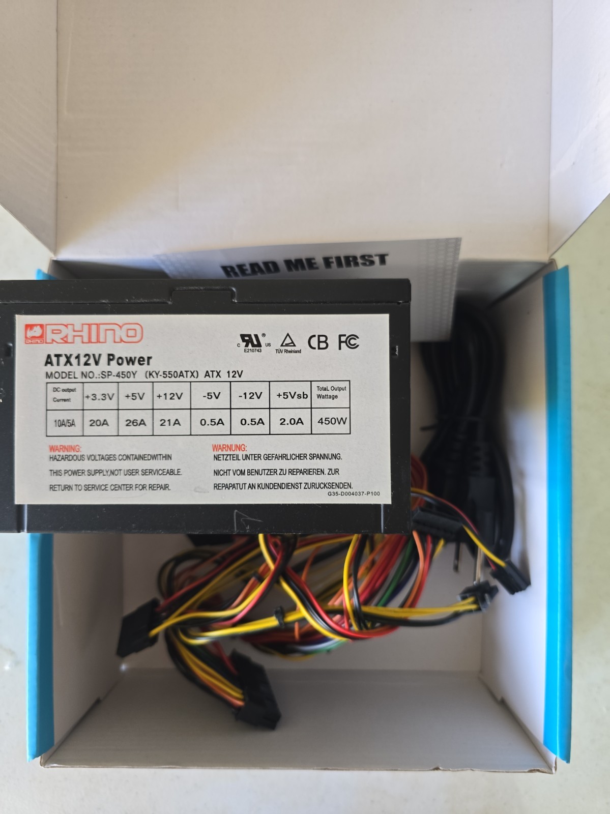 Coolmax V-500 120mm Silent Fan 500 Watts NIB