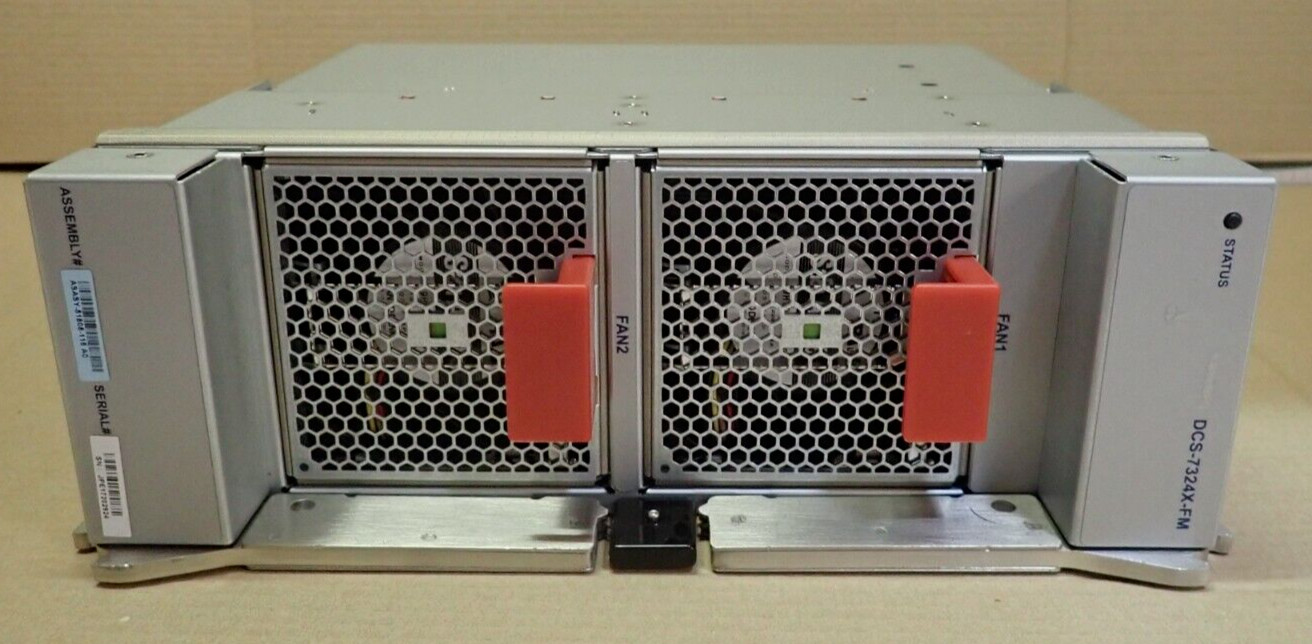 Arista 7324X DCS-7324X-FM Fabric Module + 2x Fan Module FAN-7002H-F For DCS-7304