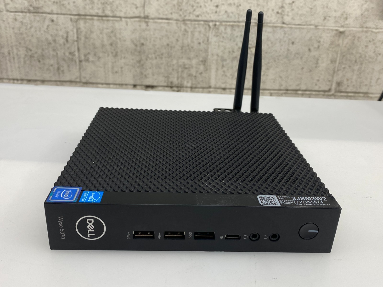 Dell Wyse Thin Client Celeron J4105 1.5GHz 8GB 16GB SSD WIFI w/Adapter & DP *QTY
