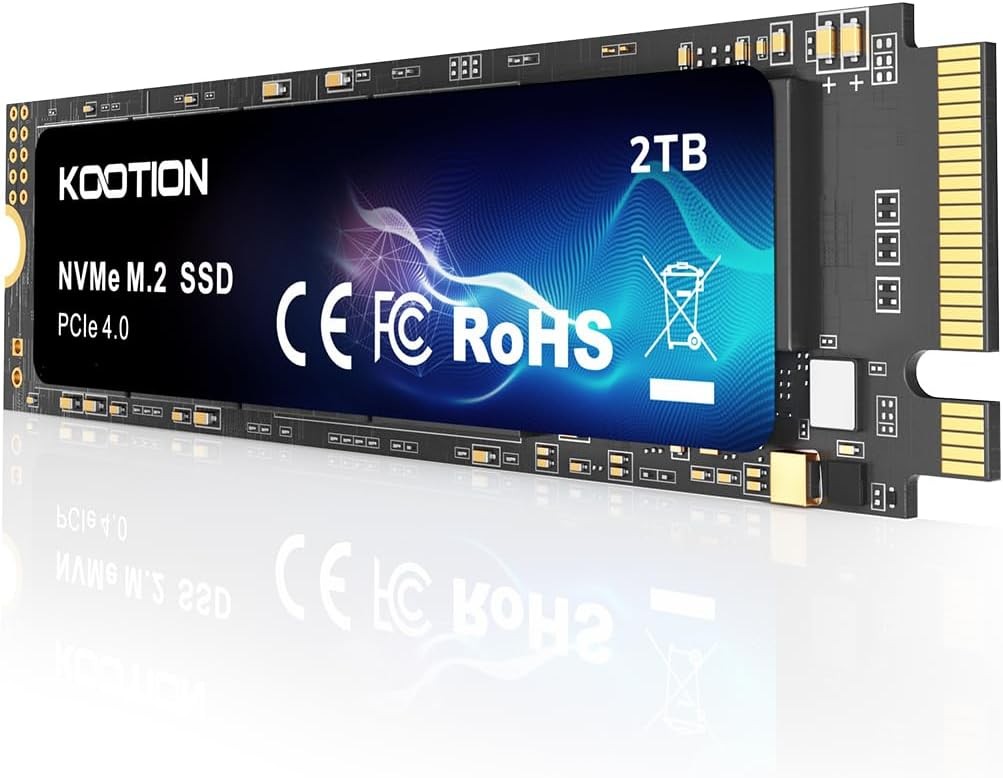 Kootion 2TB 1TB 512GB Internal SSD M.2 NVMe PCIe3.0 Solid State Drive lot