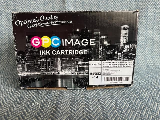 New Open Box GPC Image Premium Ink Cartridge 9 In Wrapper Various Colors