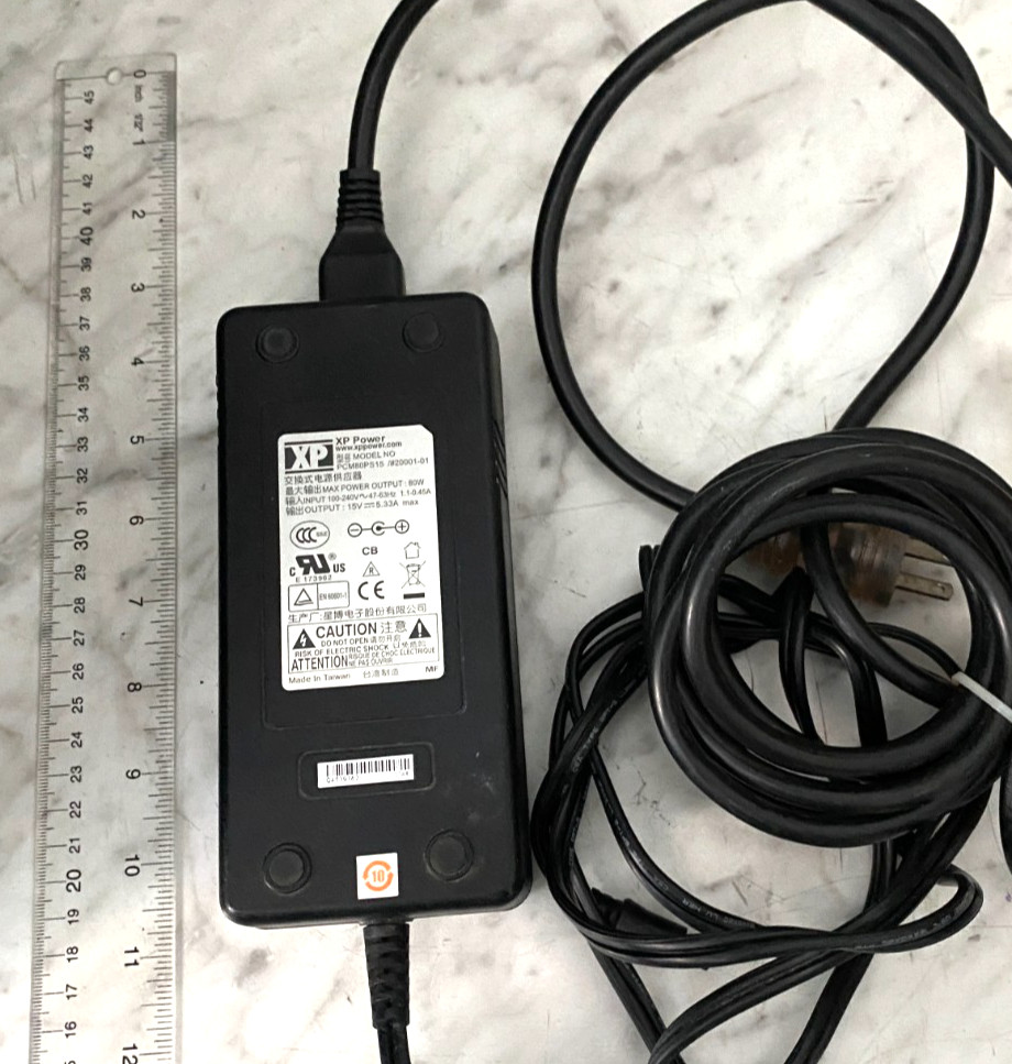 XP Power AC Adapter Model PCM80PS15 #20001-01 Working