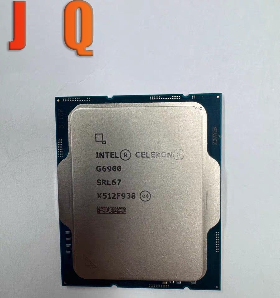 12th Gen Intel Celeron G6900 LGA 1700 Used CPU Processor 3.4GHz Dual Core 46W