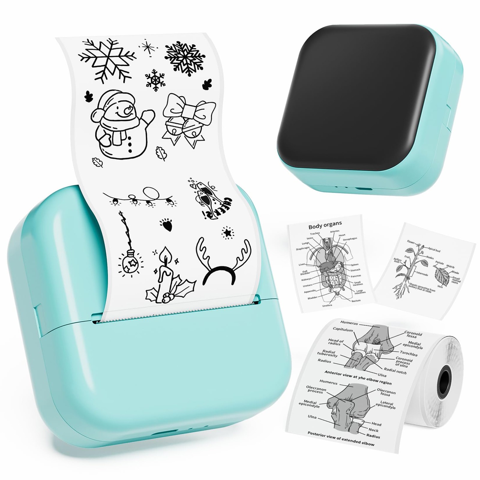 Phomemo M02X Mini Pocket Sticker Printer Green