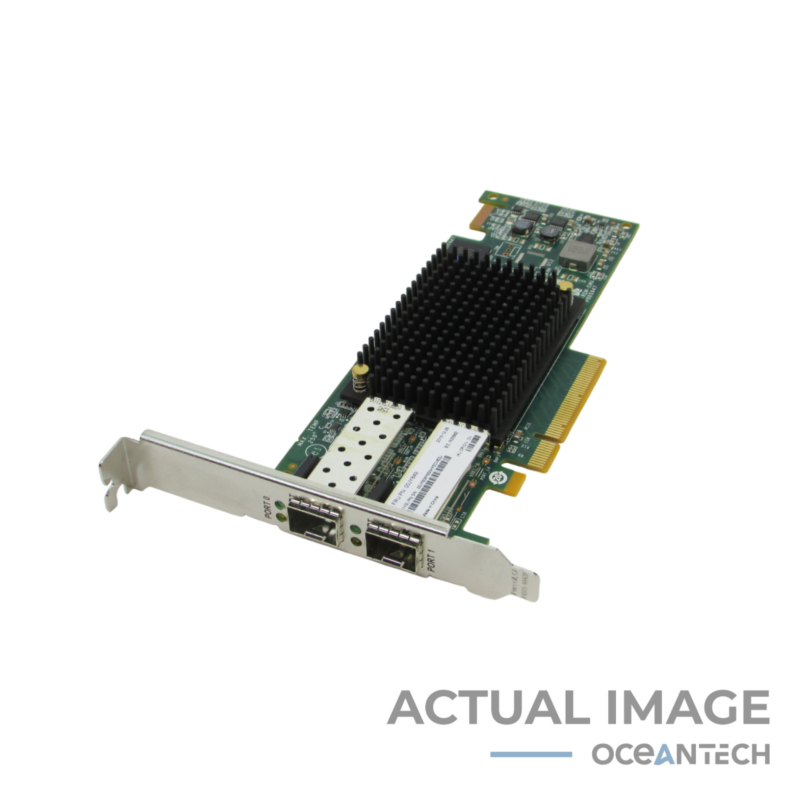 EMULEX 00JY849 LPE16002 16Gb Fiber Channel Dual Port HBA w/ 2x 16G SFPs