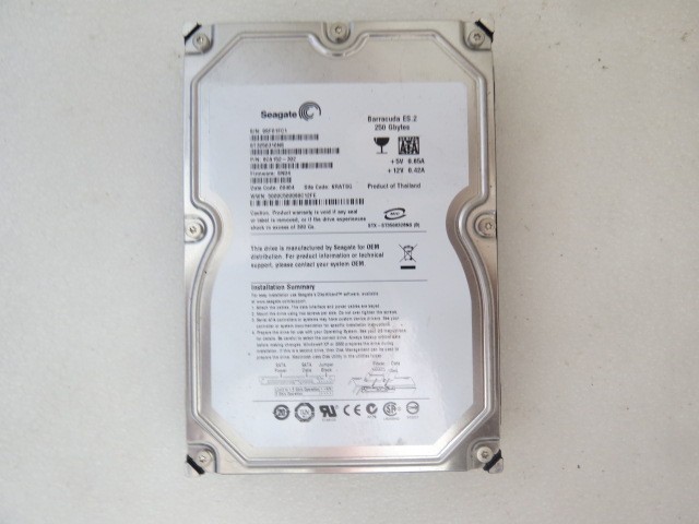 SEAGATE BARRACUDA ST3250310NS SEAGATE BARRACUDA ES.2 250GB 7200RPM SATA 3GBPS 