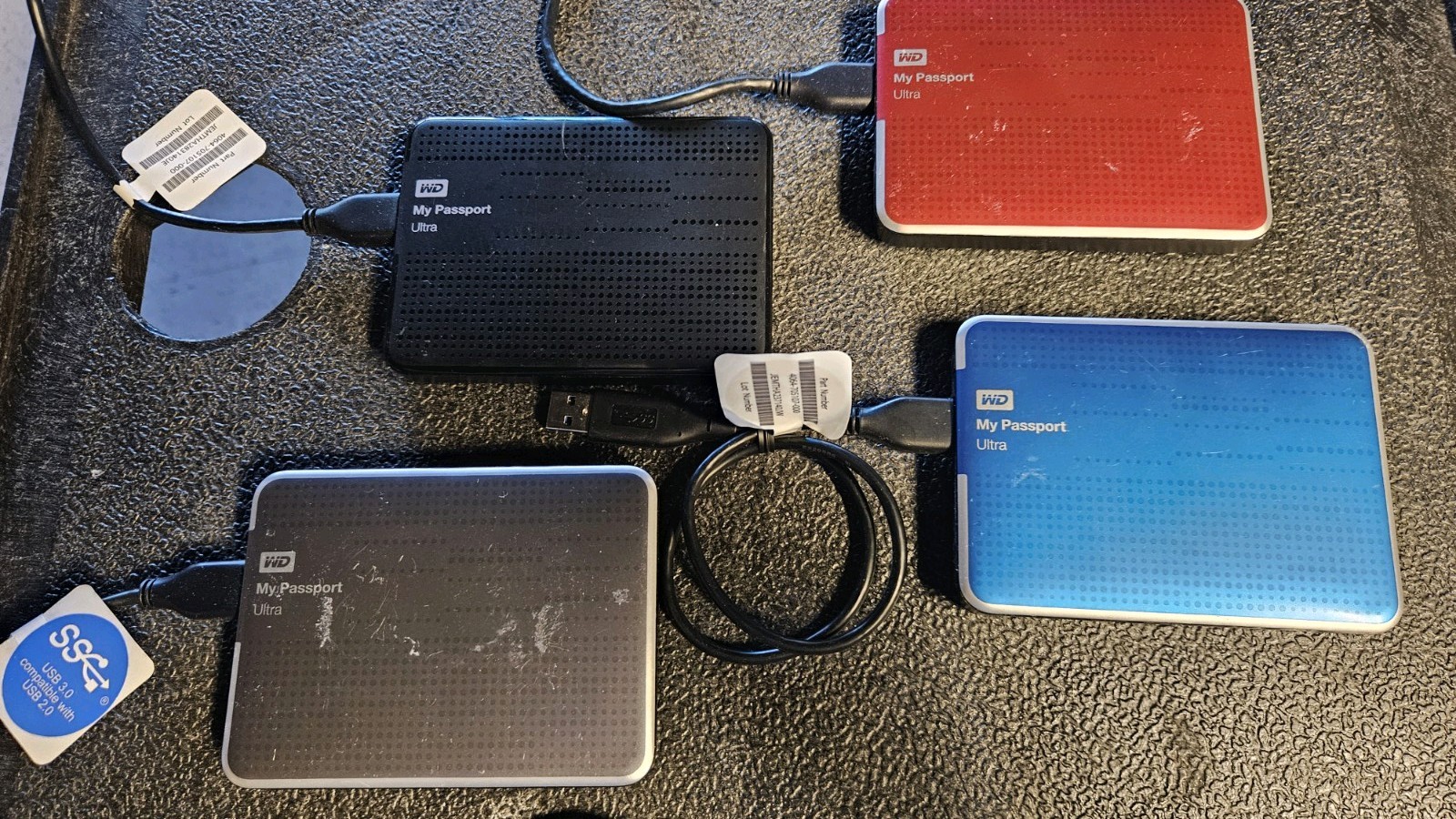 Western Digital WD My Passport Ultra Portable External HDD USB 3.0 1TB