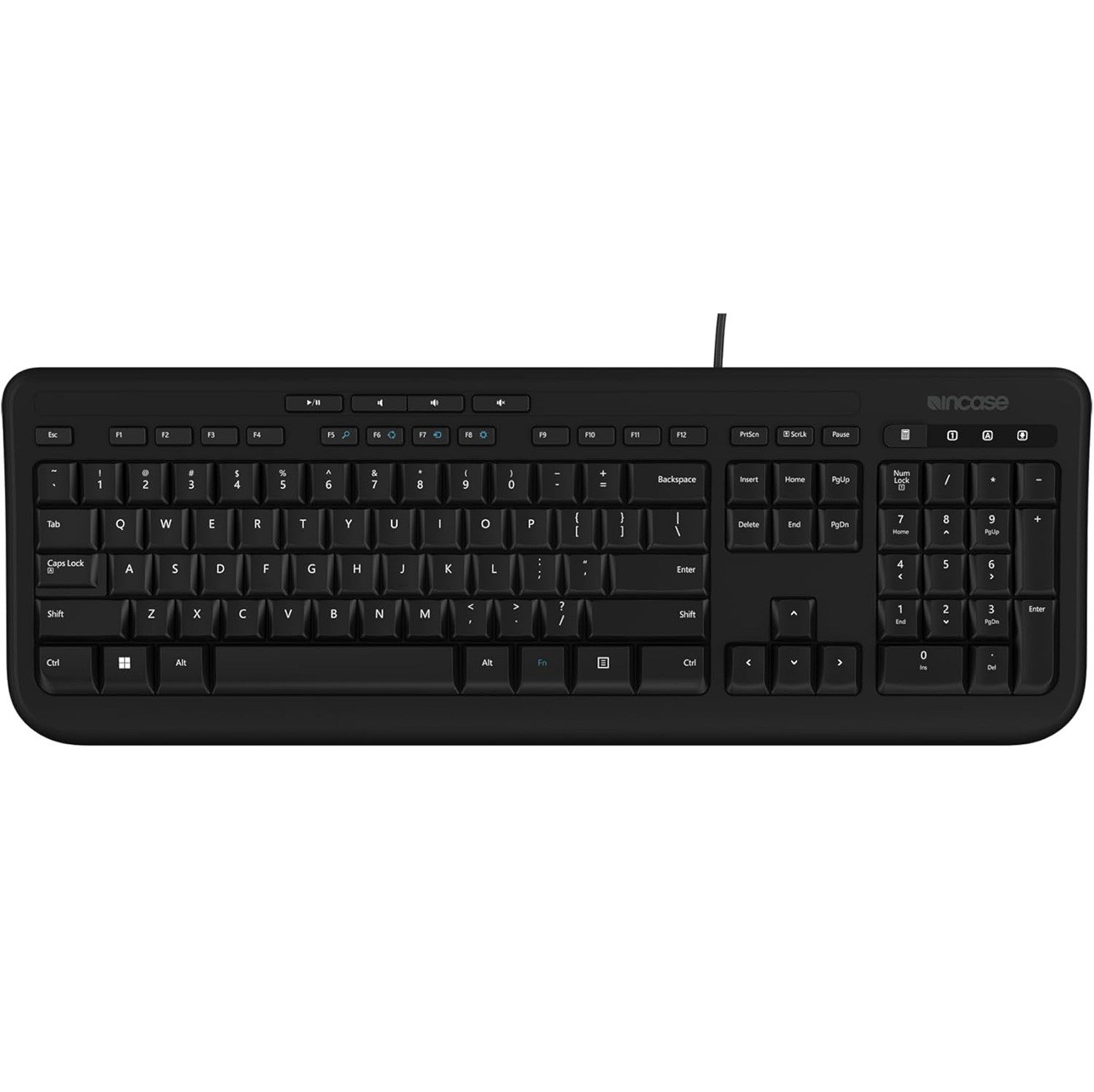 Incase Wired Keyboard 600 Designed by Microsoft Quiet Touch Key
