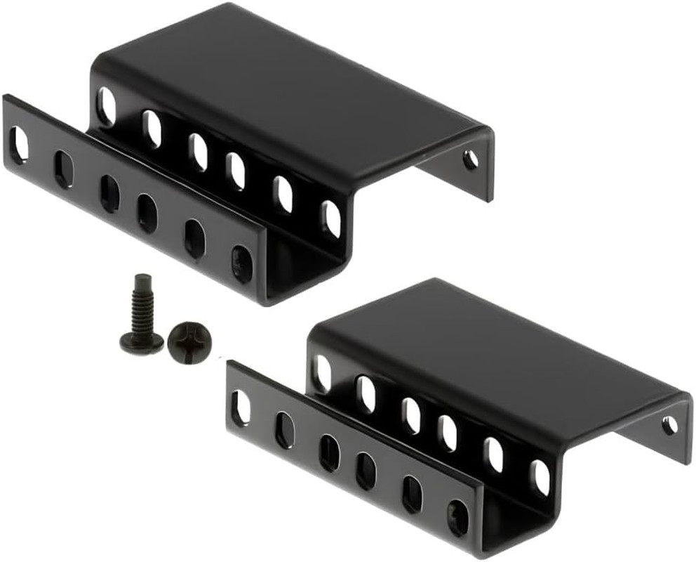 - (2RU) Recessed Rack Adapter - 3" Extension/Recess from Face of Rack - 25 Lb. (