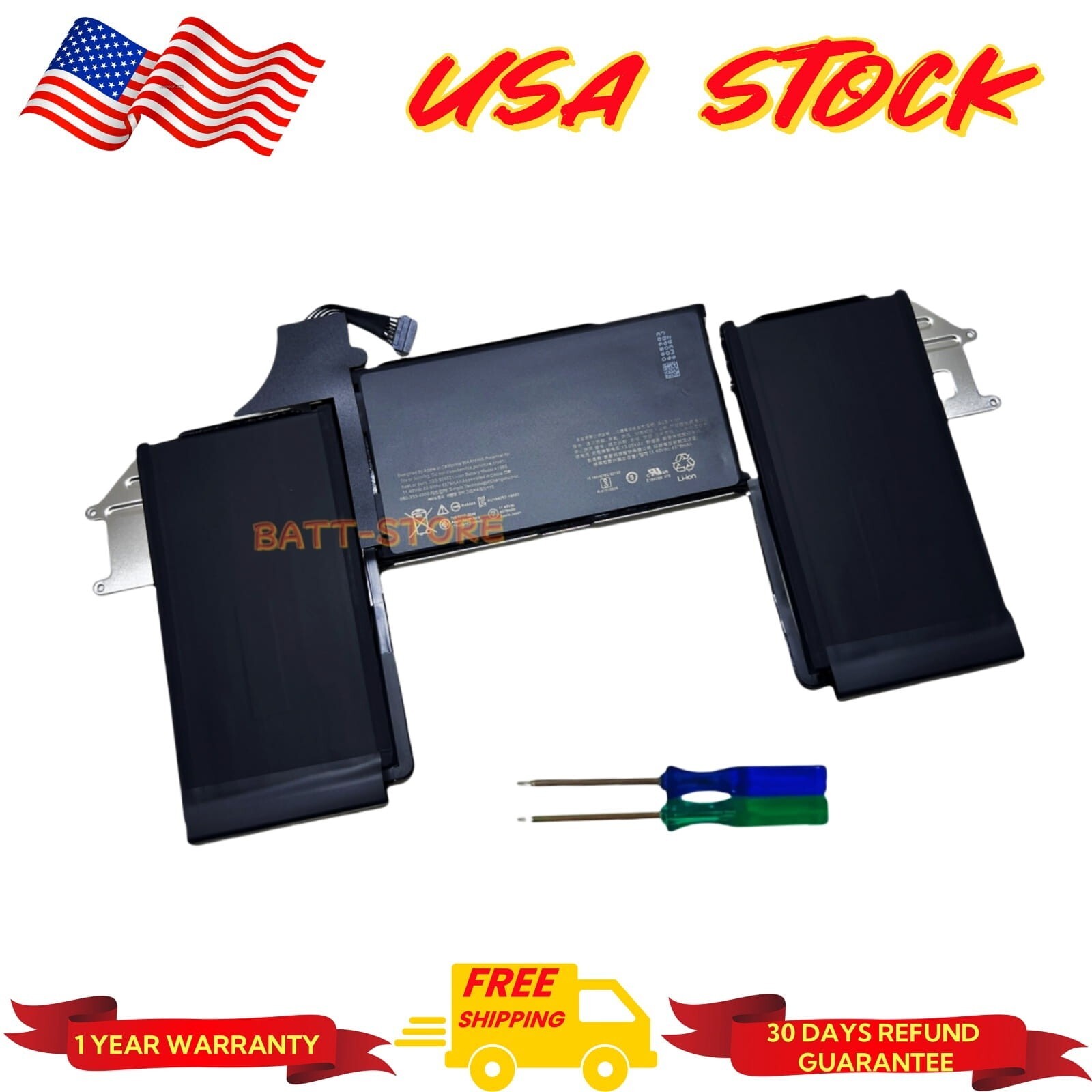 A1965 ORIGINAL Battery for  Macbook Air 13" 2018-2021 A1932 A2179 3184 3303