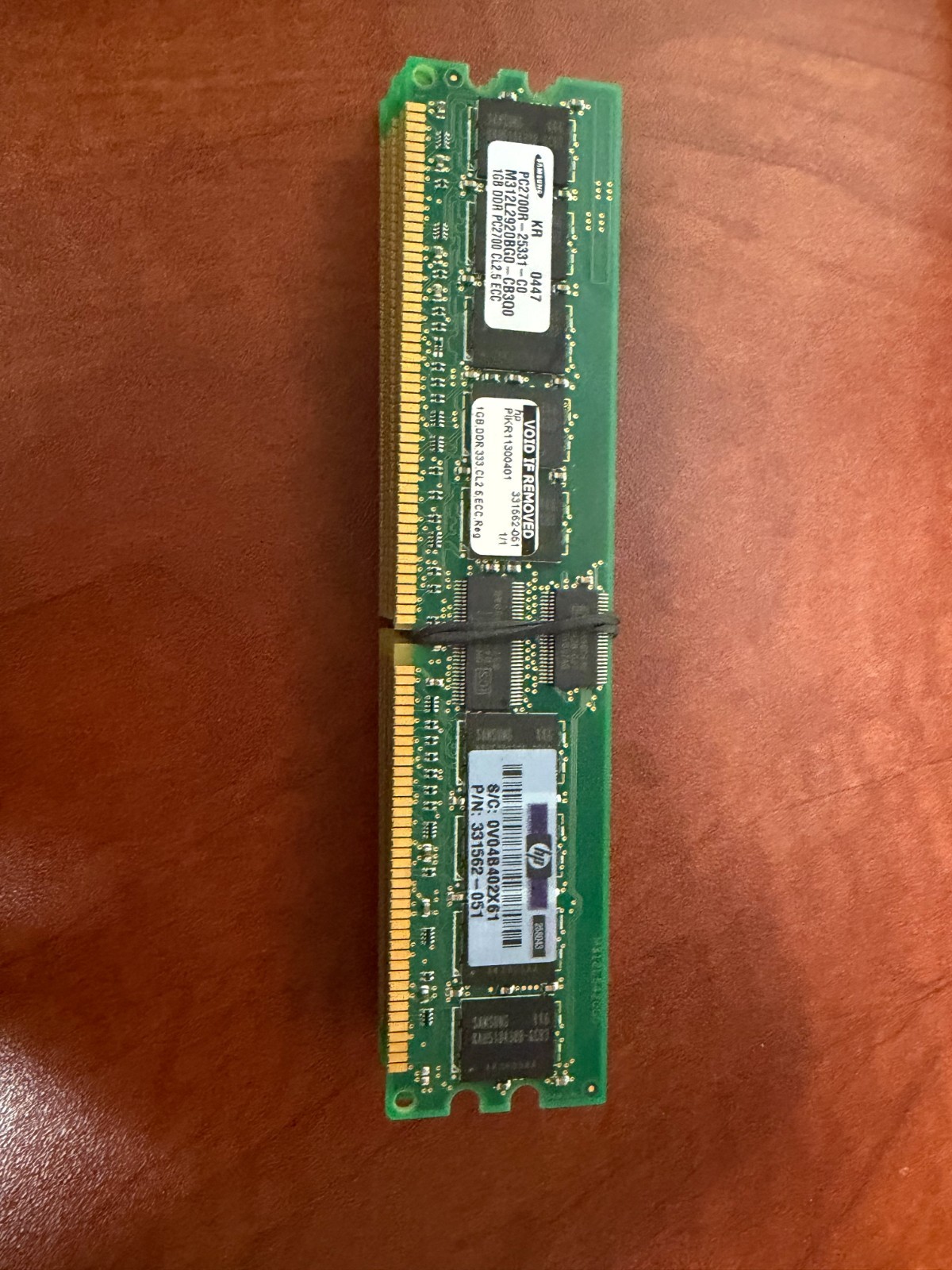 Samsung 1 GB DIMM 333 MHz DDR SDRAM Memory