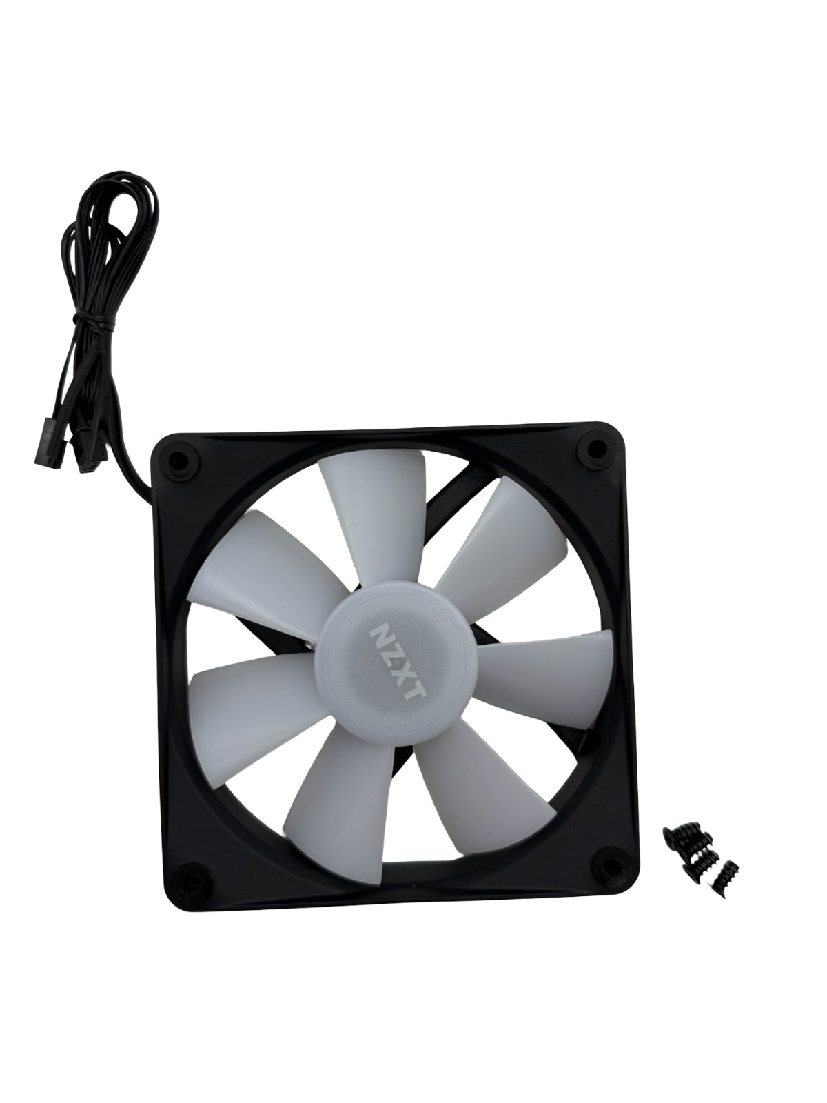 NZXT F120 RGB Core 120mm Case Fan Black 3-Pin CL-2203 Non PWM (VG)