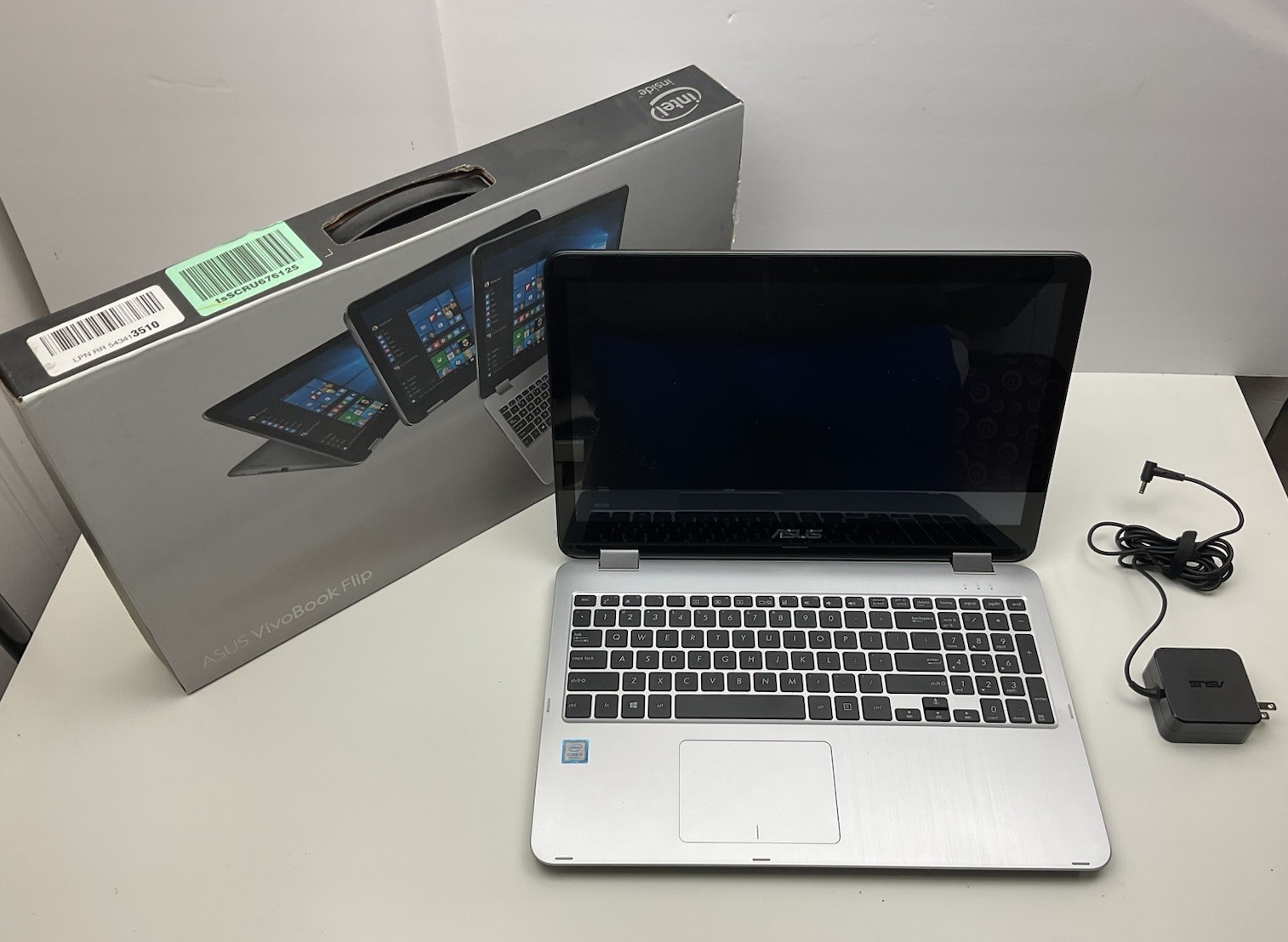 ASUS Vivobook Flip R518U 15.6 Touch Laptop i5-7200U 8Gb 120GB SSD Win10 Notebook
