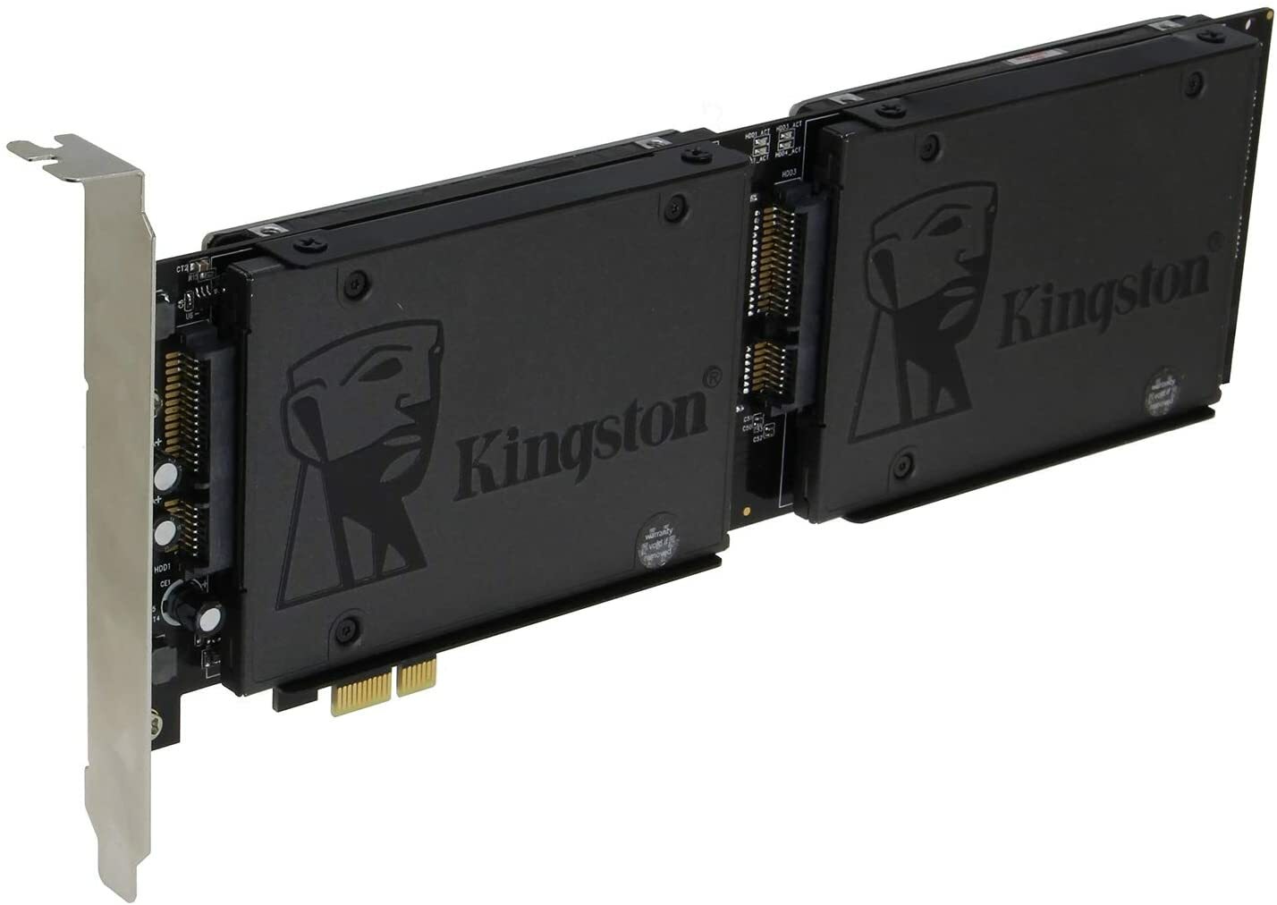Sedna - PCI Express Quad 2.5 Inch SATA SSD Controller Card 