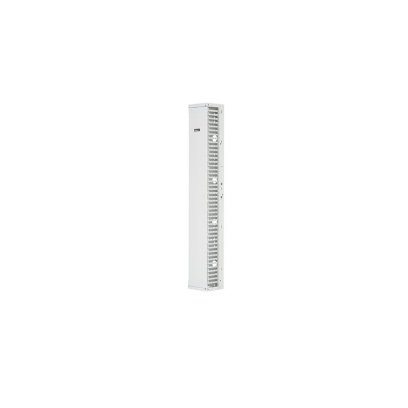 Panduit PR2VFD1296WH Vertical Single-Sided Manager Steel 52RU 12 in. Wide White