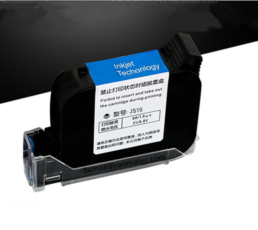 2PC JS10 12.7mm Fast Dry Ink Cartridge for No Encrypted Handheld Inkjet Printer