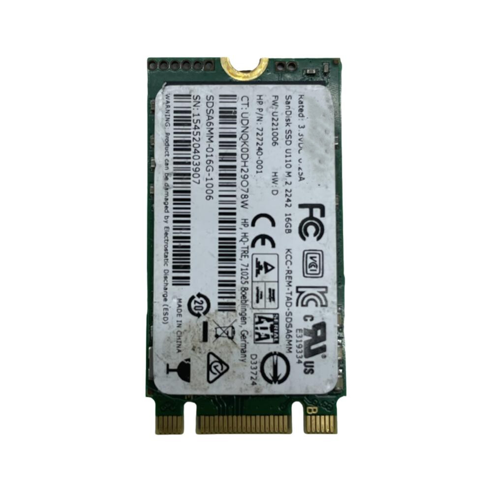 SSD Solid State Disk mSATA 727240-001 Fits For SanDisk 16GB