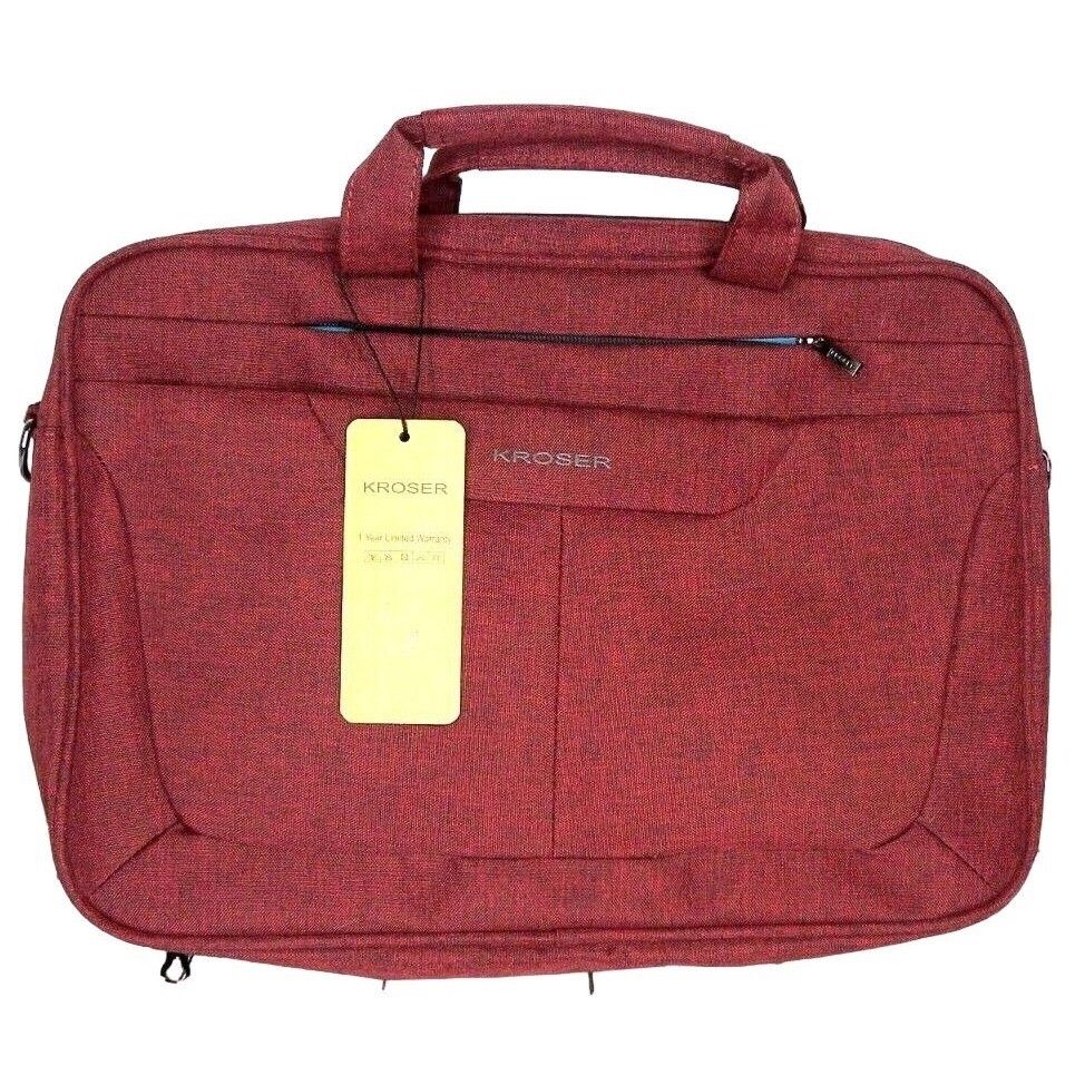 New KROSER Laptop Tablet Bag 15" Briefcase Messenger Water Repellent Computer
