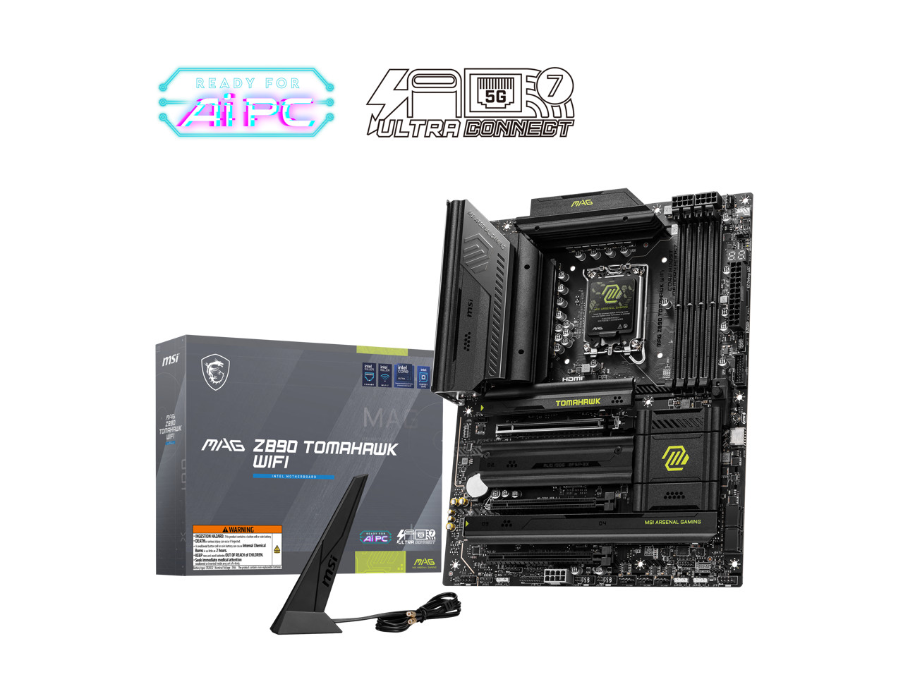 MSI MAG Z890 TOMAHAWK WIFI ATX Motherboard LGA 1851