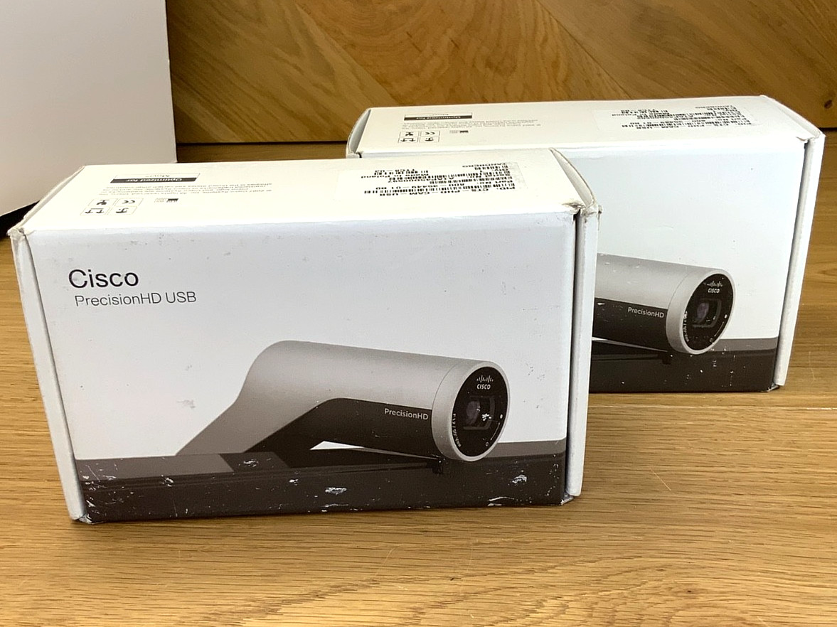 Cisco TelePresence PrecisionHD USB Camera Double Set 1x Open Box and 1x Sealed
