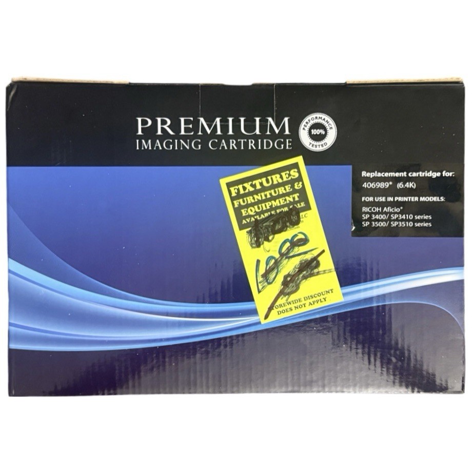 Premium Imaging Cartridge Black For Ricoh 406989* (6.4K) FREE PRIORITY SHIP