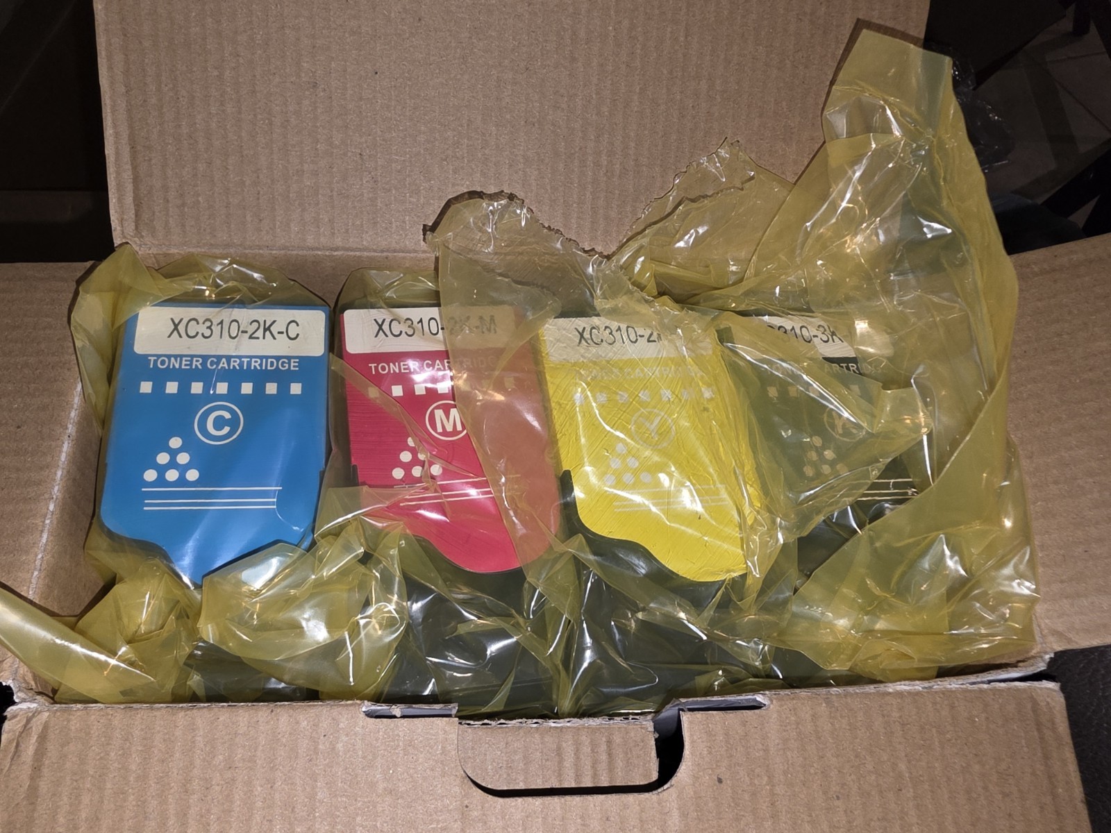 FADSOON® 4 Pack C310/C315 Toner Cartridges (BCMY) Replacement for Xerox Printers