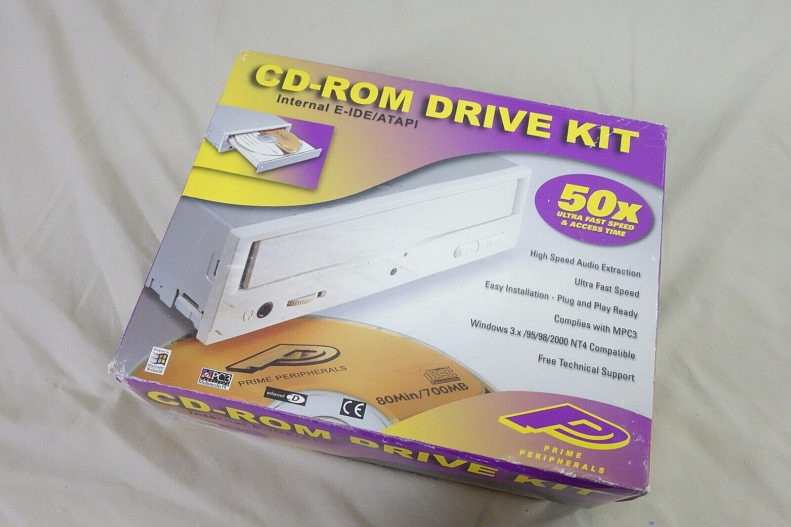 Prime Peripherals  CD-Rom Drive Kit, New Sealed Box, IBM/Windows 2000 Vintage