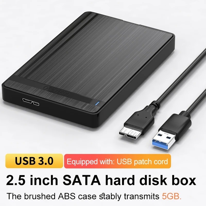 USB 3.0 SATA SSD External Hard Drive Portable Desktop Mobile Hard Disk Case