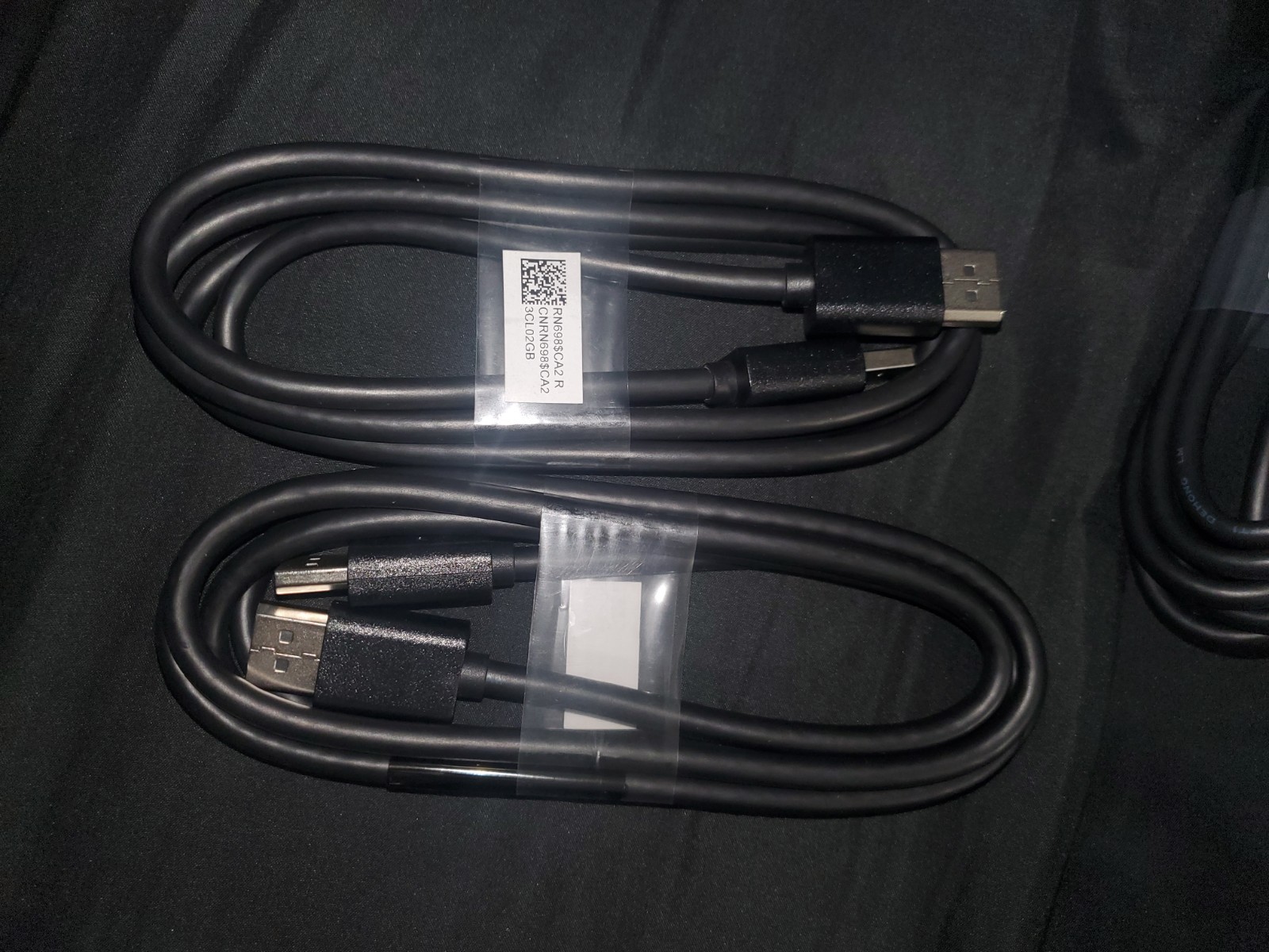 : 2 Pack Dell DisplayPort Cable Genuine 6ft Male-To-Male 4k