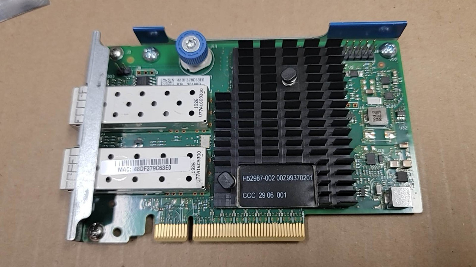 HPE 562FLR-SFP+ 10GbE PCIe x8 Network Adapter 790317-001 789004-001 727054-B21