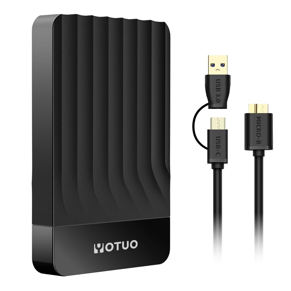 External Hard Drive 500 Gb Plug & Play Silicone Sleeve Shock Resistant Case