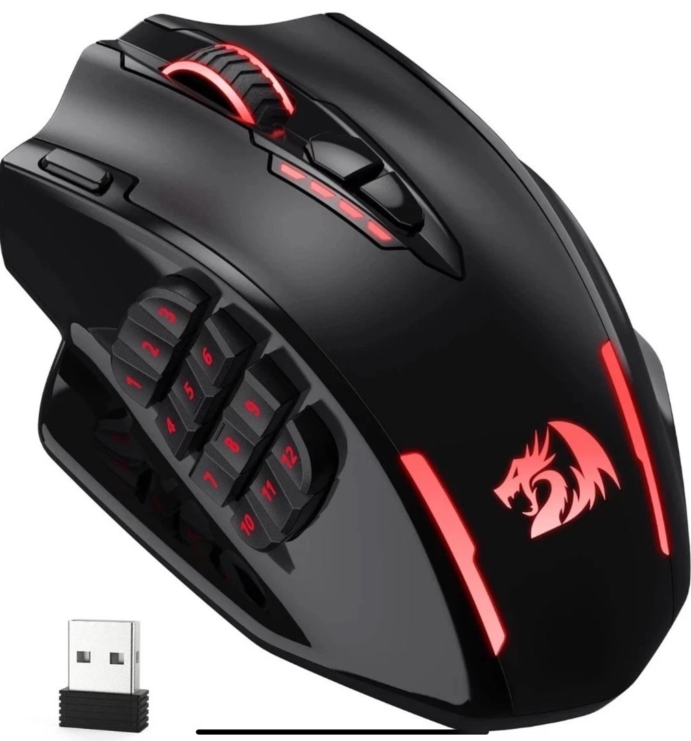 Redragon M913 Impact Elite Wireless Gaming 16000 DPI Wired/Wireless RGB Mouse