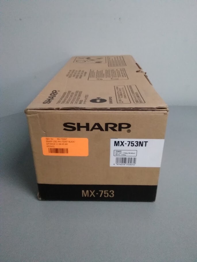 Genuine Sharp MX-753NT Black Toner Cartridge MX-M623N. MX-M623U