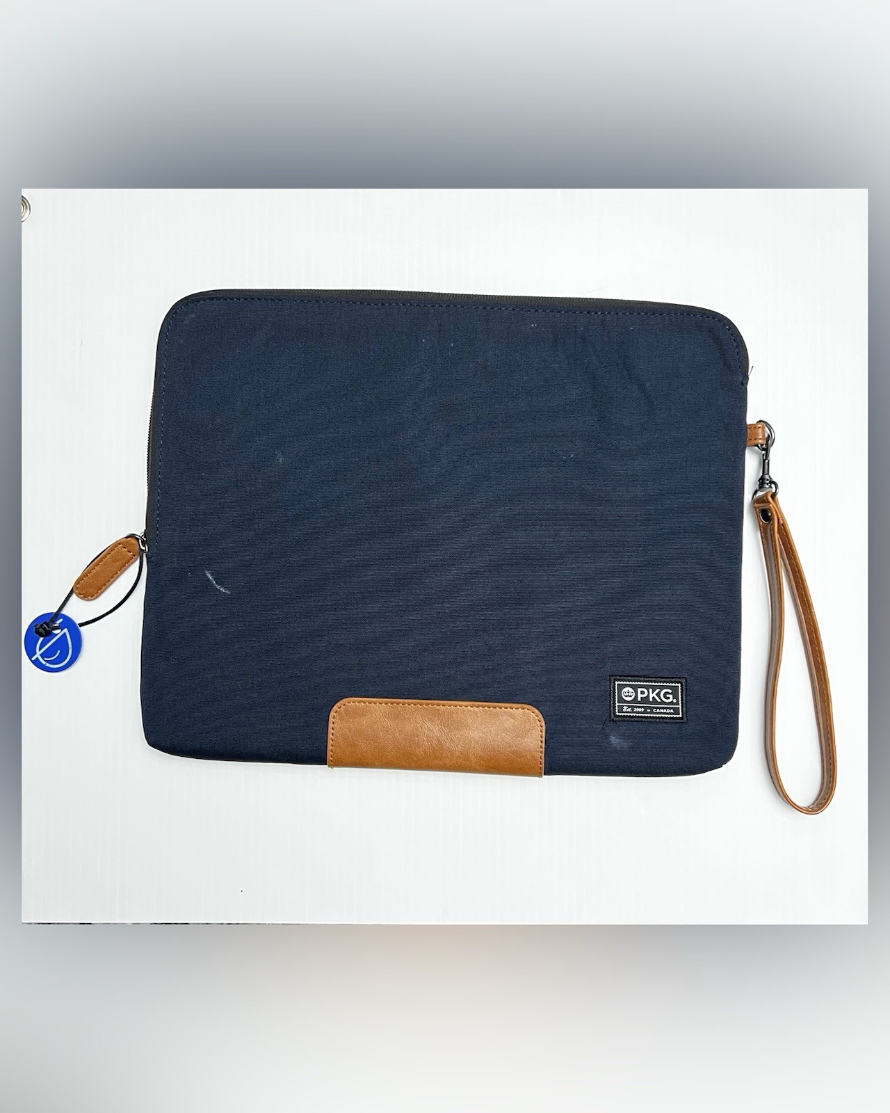 PKG-Laptop Sleeve Case Weatherproof for MacBook Pro/ Surface Pro Up to 14" Navy