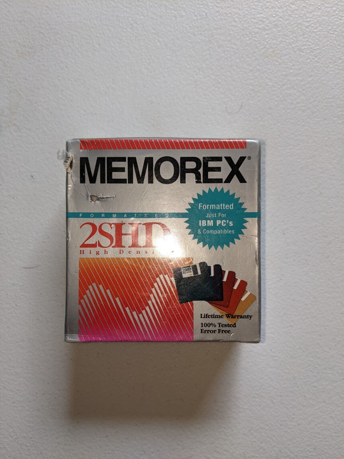 1993 MEMOREX 2SHD HIGH DENSITY 5 BRIGHT COLORS FACTORY SEALED 3.5 IBM PC 2S HD