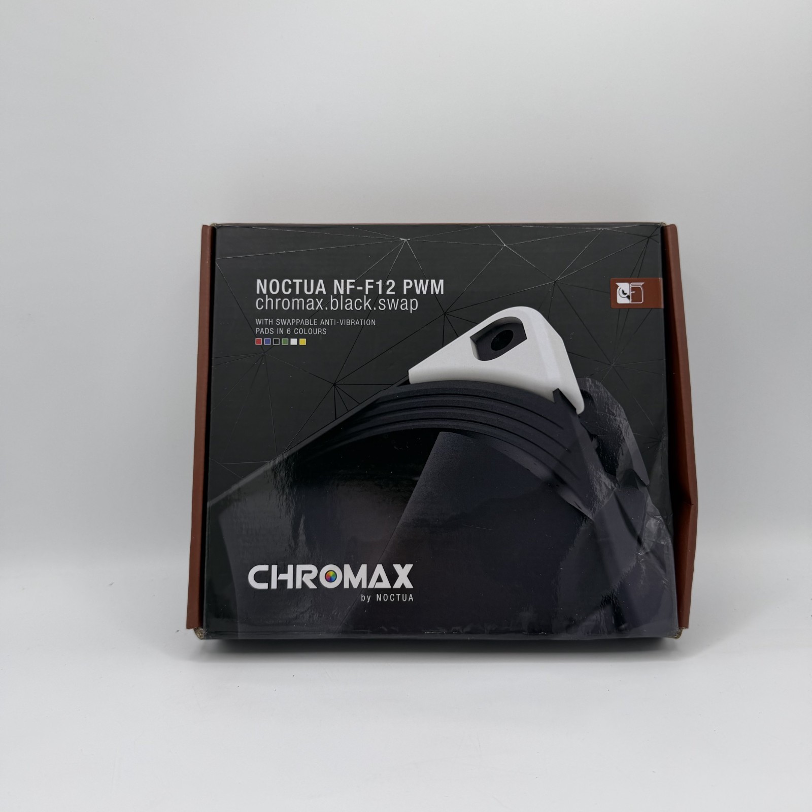 NOCTUA NF-F12 PWM chromax black swap CPU Cooling Fan 