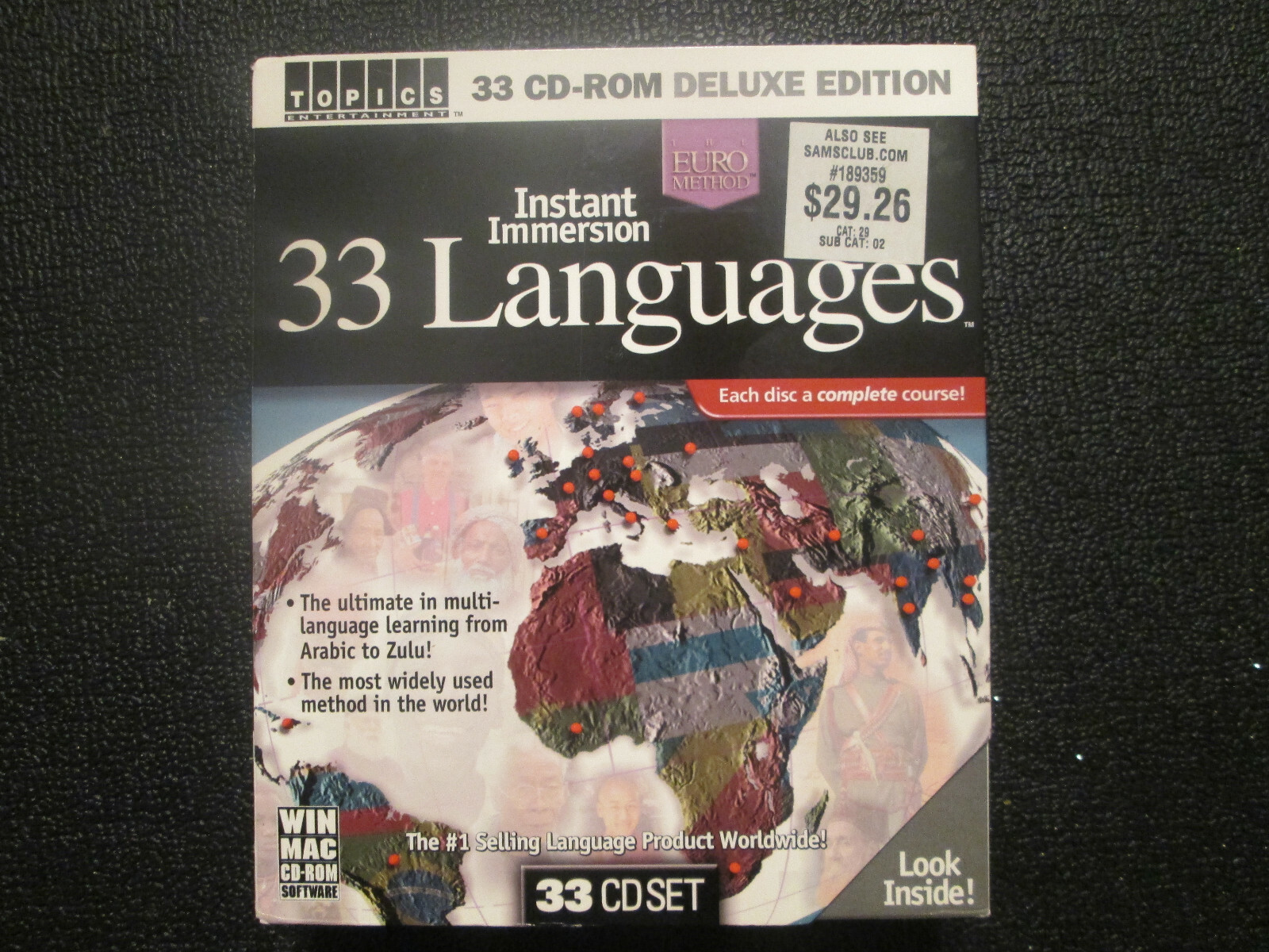 The Euro Method Instant Immersion 33 Languages (33 CD Set) Deluxe Edition