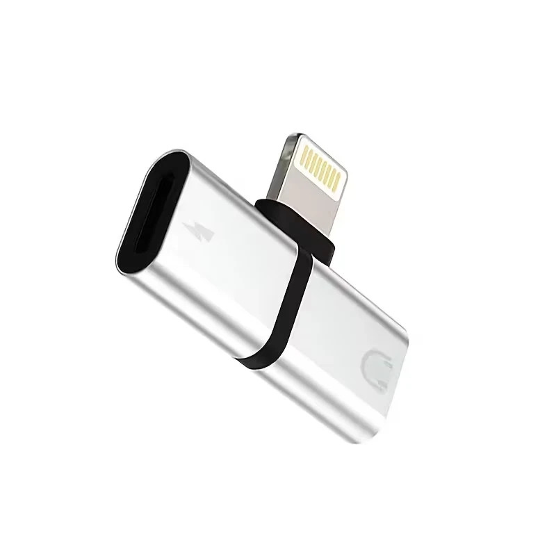 Dual Adapter 2 in 1 Headphone & Audio Charger Cable For iPhone 14/13/12/11 Pro