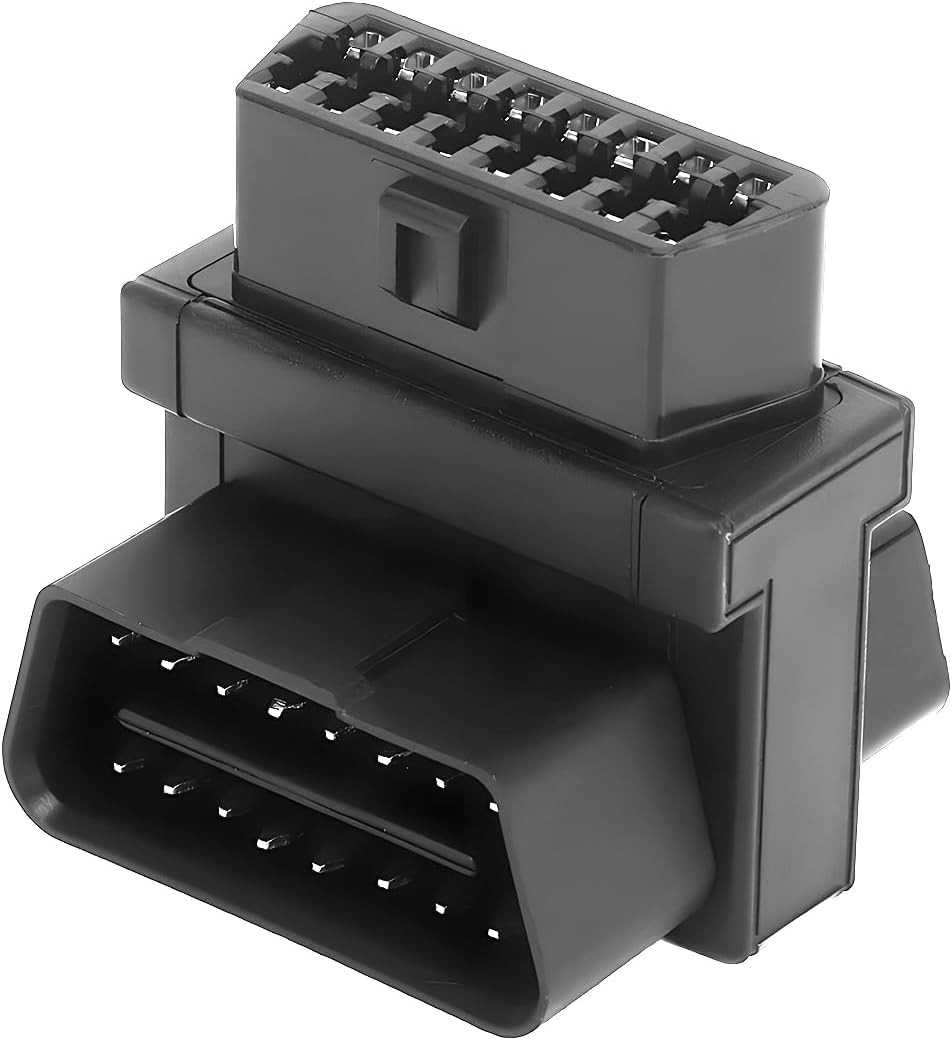 16 Pin OBD2 Splitter, One Male to Two Female Converter Adapter