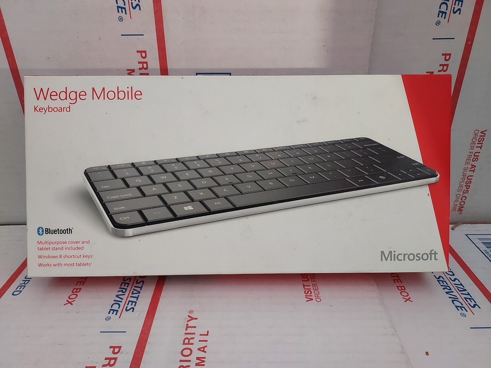 Microsoft Wedge Mobile Keyboard Bluetooth Wireless Cover Stand 1521 - T6#502