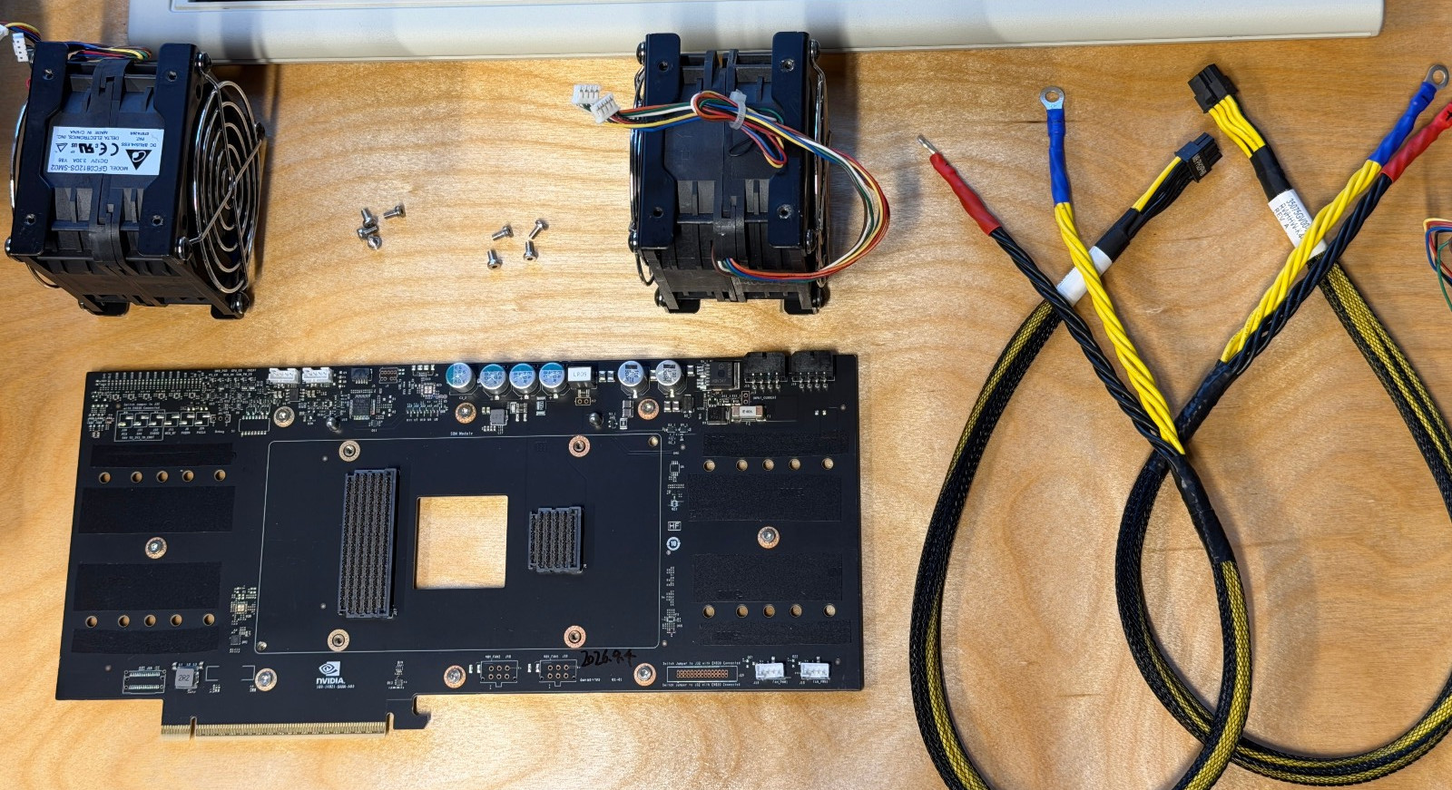 SXM5 To PCIE Adapter Board For Nvidia SXM5 H100 H200 H800 w/cable+fans