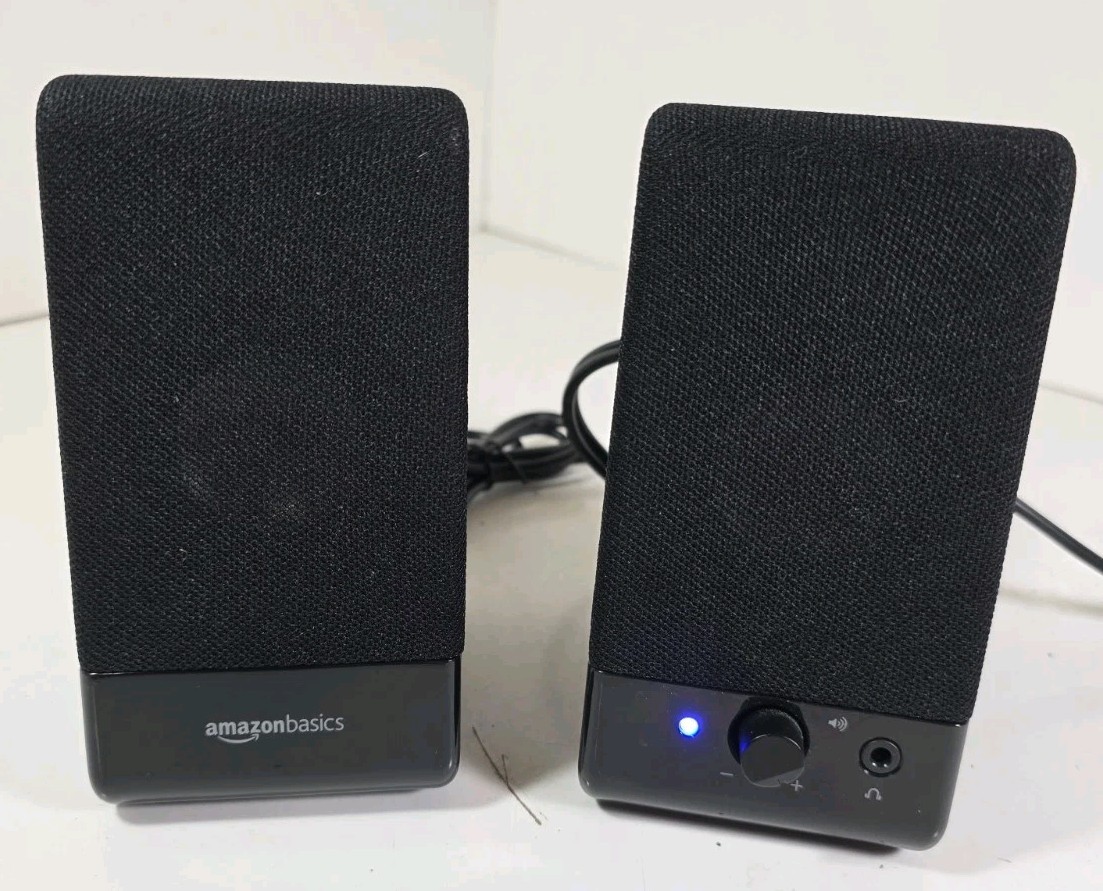 Amazon Basics USB-Powered Computer Speakers for Desktop or Laptop PC U213-Tested