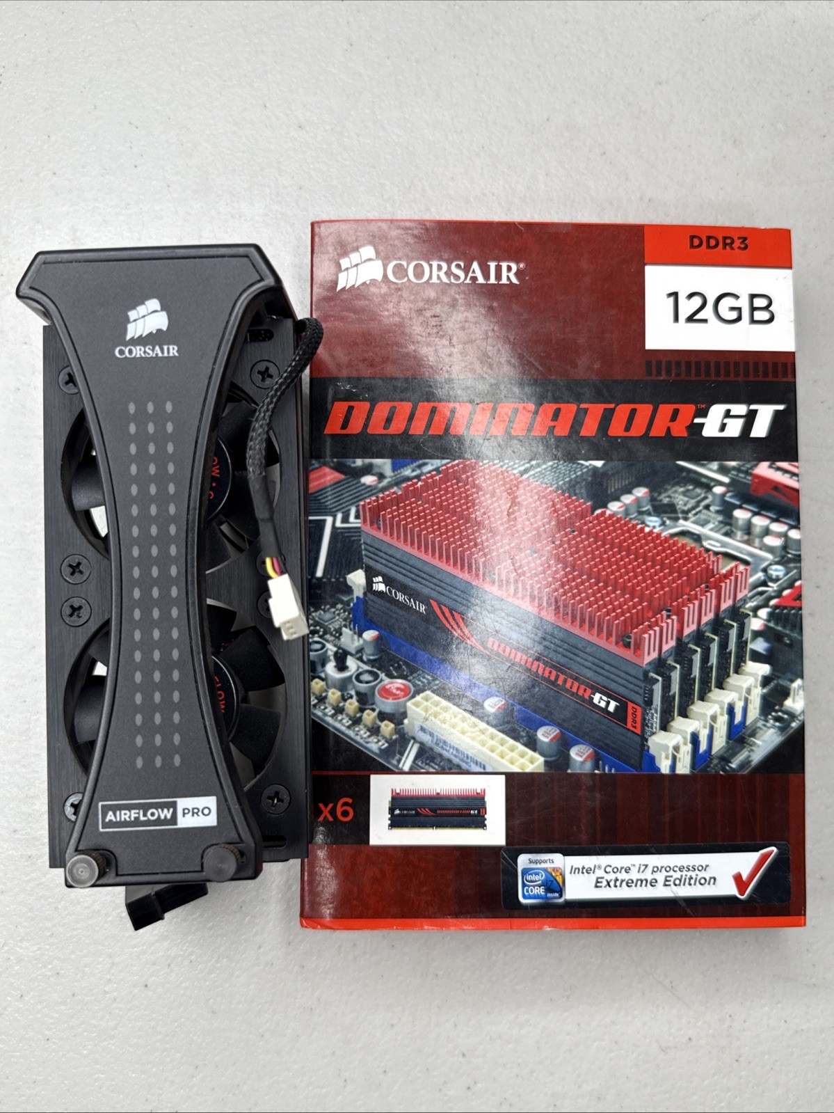 CORSAIR DOMINATOR GT 12GB 6xx 2GB DDR3 1866 Corsair Airflow Pro Fan Cooling 2gh