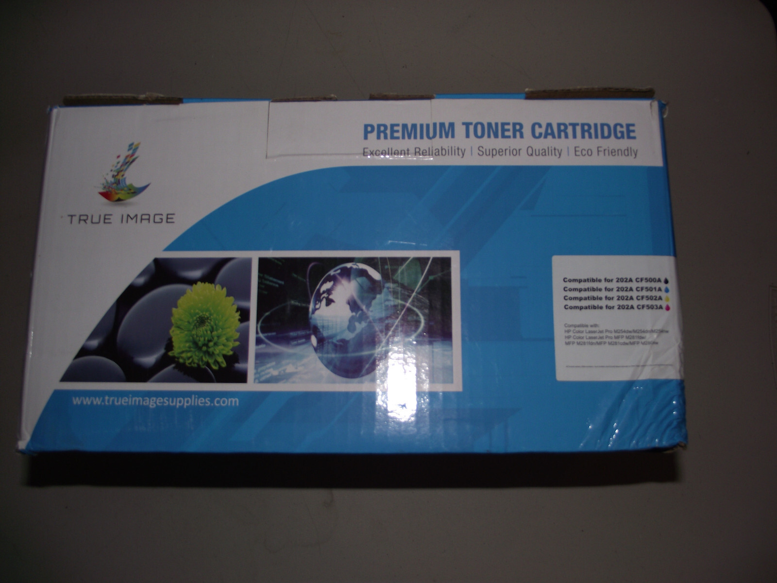 Sealed True Image Compatible 4 Pack Color Toner Cartridge HP  - NEW OPEN BOX