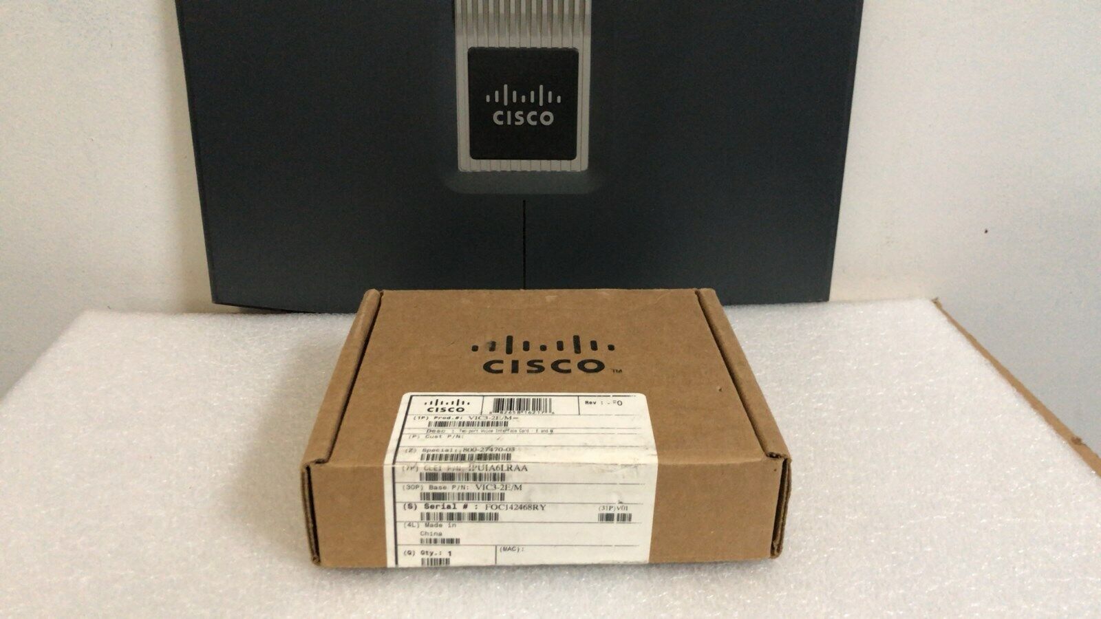 CISCO VIC3-2E/M 2-Port E/M Voice and Fax Interface Module Card 2E/M  NEW  SEALED