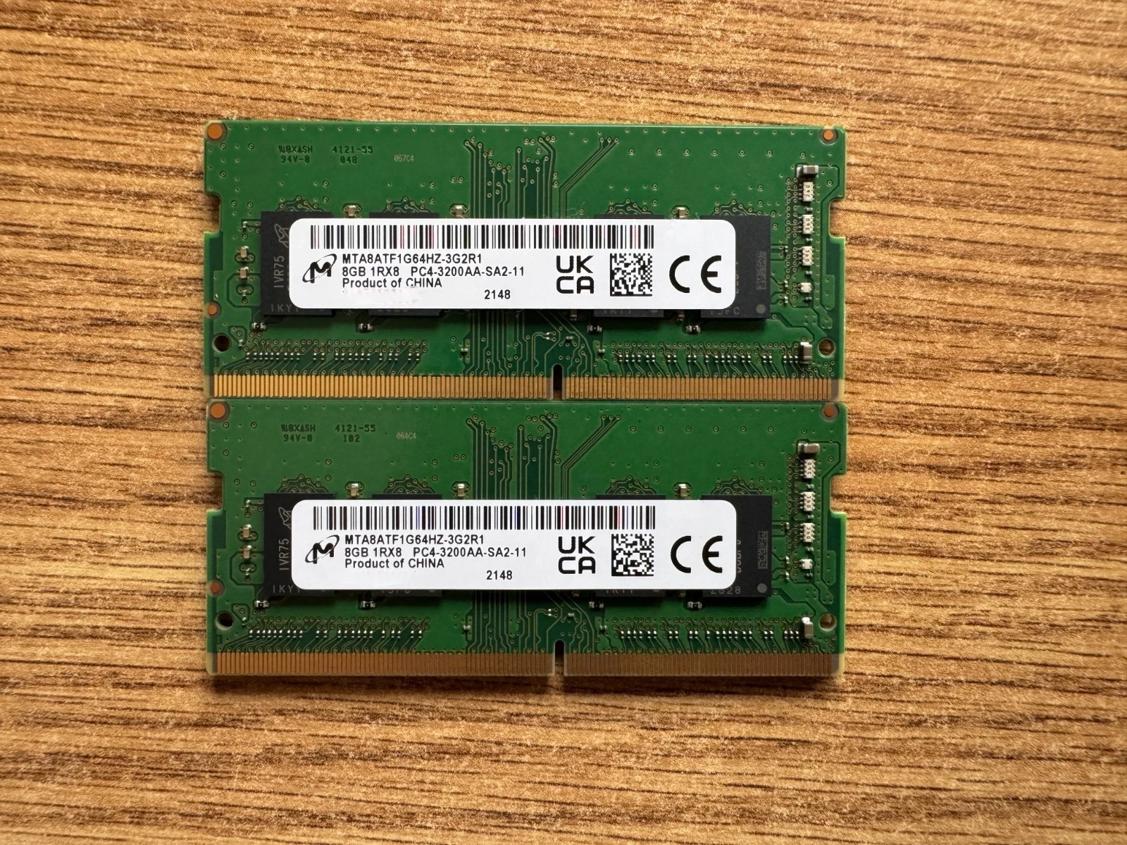 Micron 16GB (2x 8GB) DDR4 PC4-3200AA-SA2-11 SODIMM RAM life time warranty