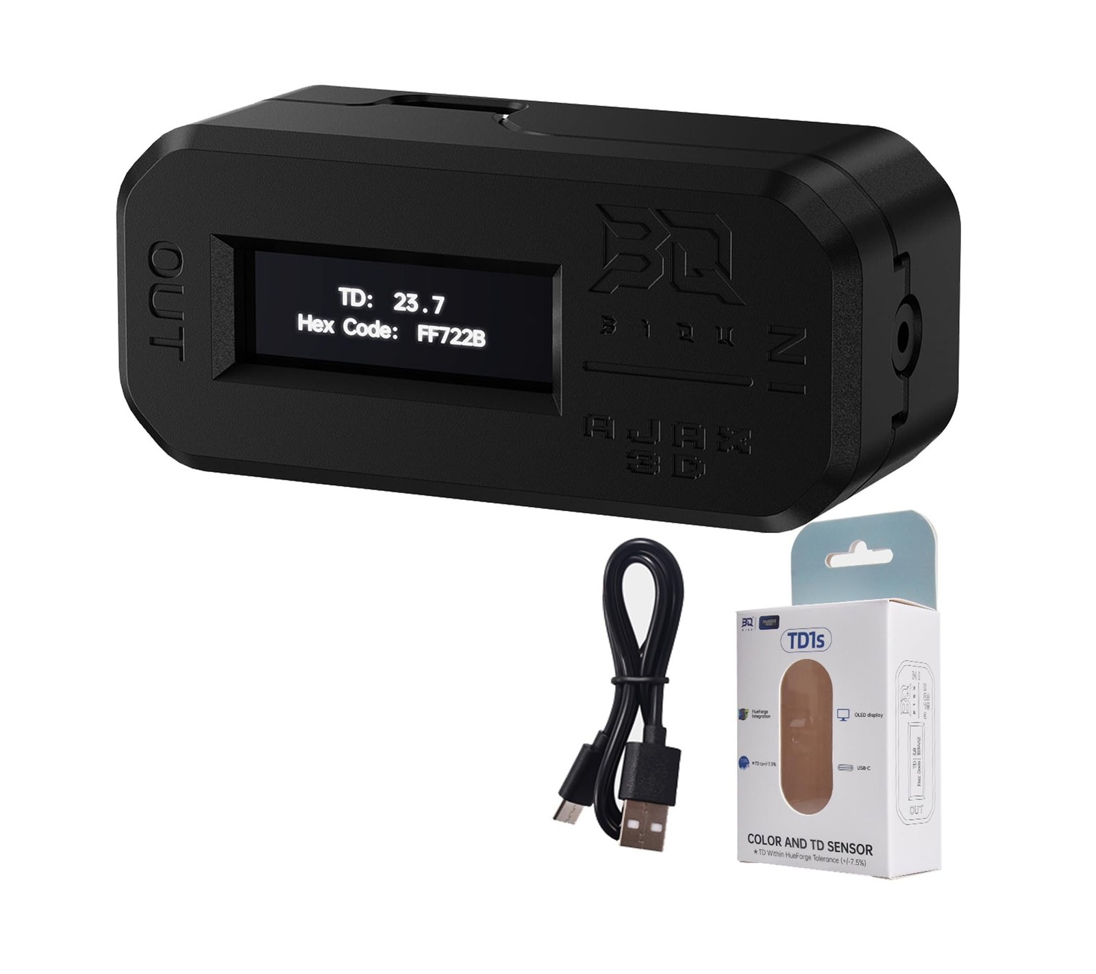 BIQU Ajax TD1s Filament Tester Sensor for Multi-Color Printing, Plug and Play...